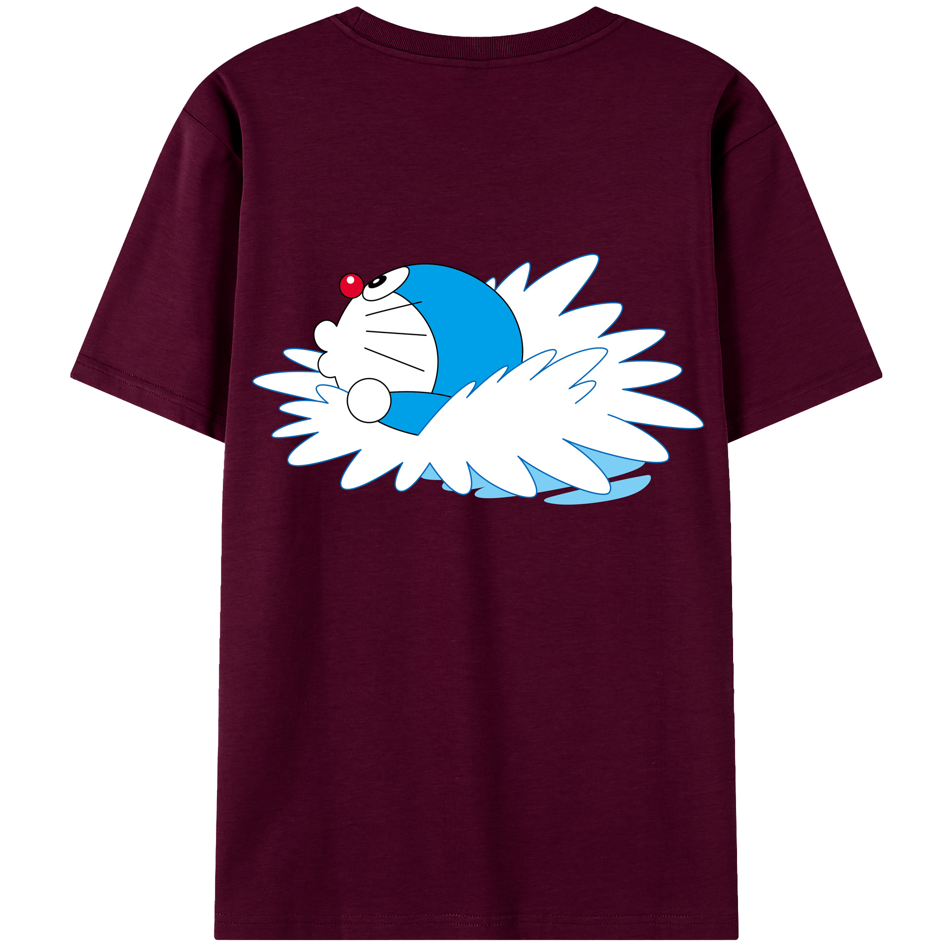 （画像用） ドラえもん Doraemon レディース半袖Tシャツ(バックプリント)